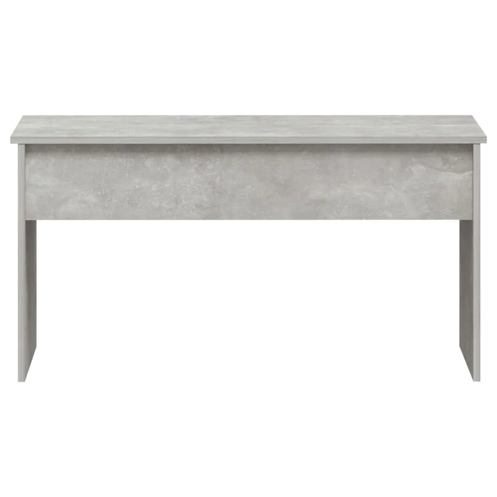 Höhenverstellbarer Couchtisch 102x50,5x52,5 cm in Betongrau
