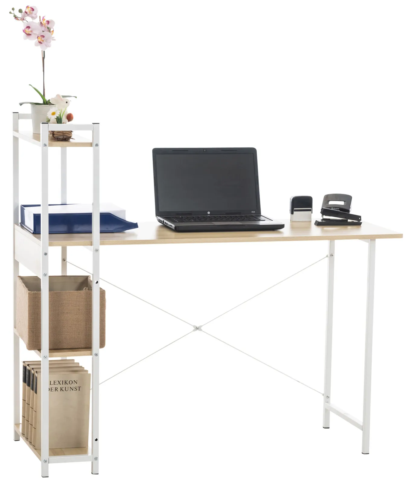 Schreibtisch Poe 120x44x111 cm Ahorn
