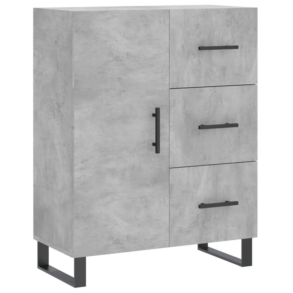 Sideboard Betongrau 69,5x34x90 cm Holzwerkstoff Sideboard Betongrau 69,5x34x90 cm Holzwerkstoff