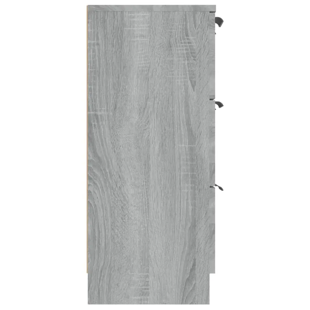 Klassisches Sideboard 60x30x70 cm in Grau Sonoma aus Holzwerkstoff
