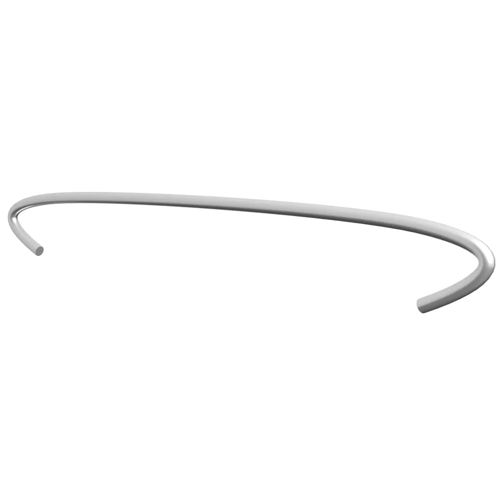 Gabionenhaken 50 cm Silber aus verzinktem Stahl, 3,5 mm Durchmesser