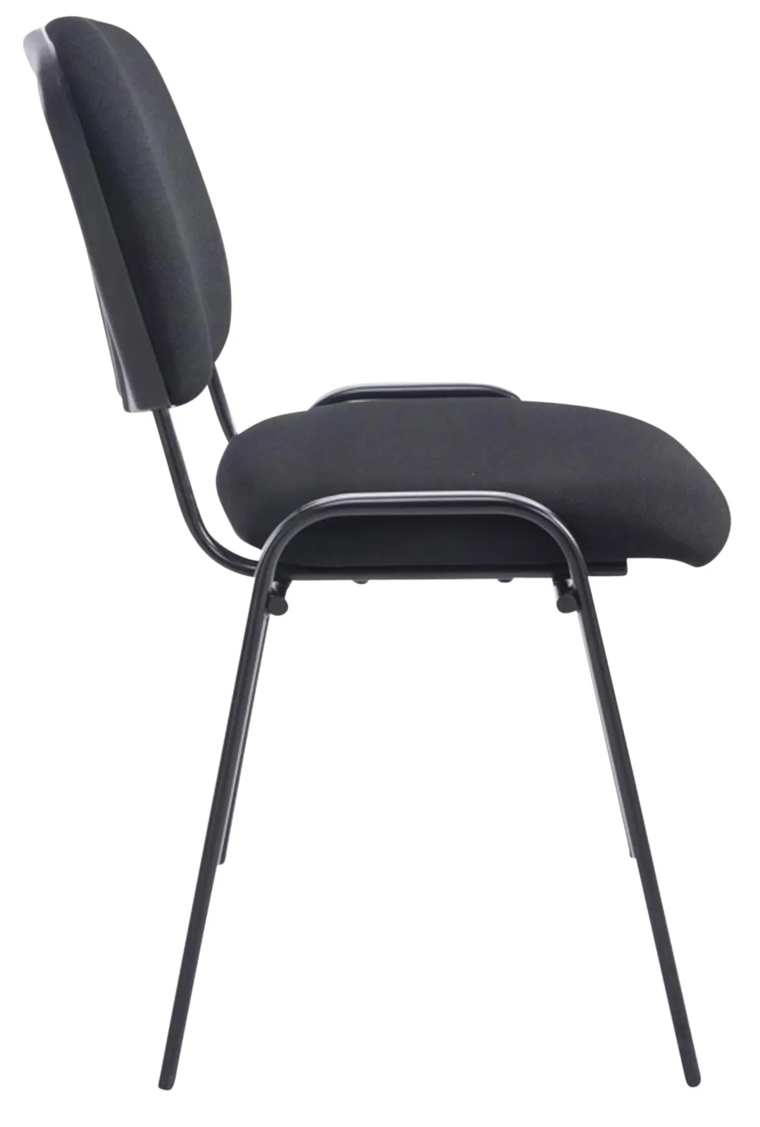 4er Set Konferenzstühle XL 84x53x57 cm schwarz