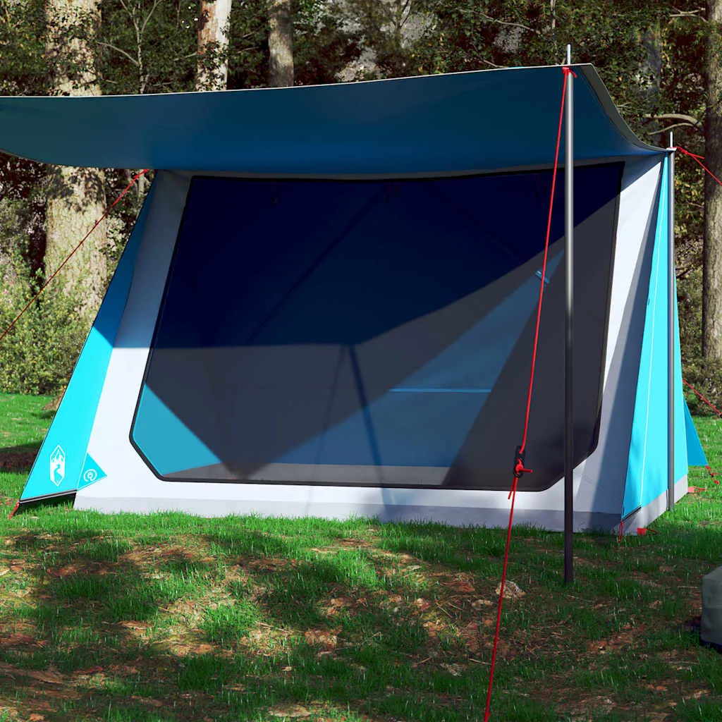 Campingzelt Blau 214 x 125/161 x 120 cm Wasserdicht für 2 Personen