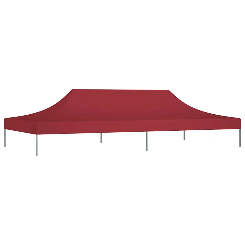 Partyzelt-Dach 580x291 cm Burgunderrot UV- und wasserbeständig