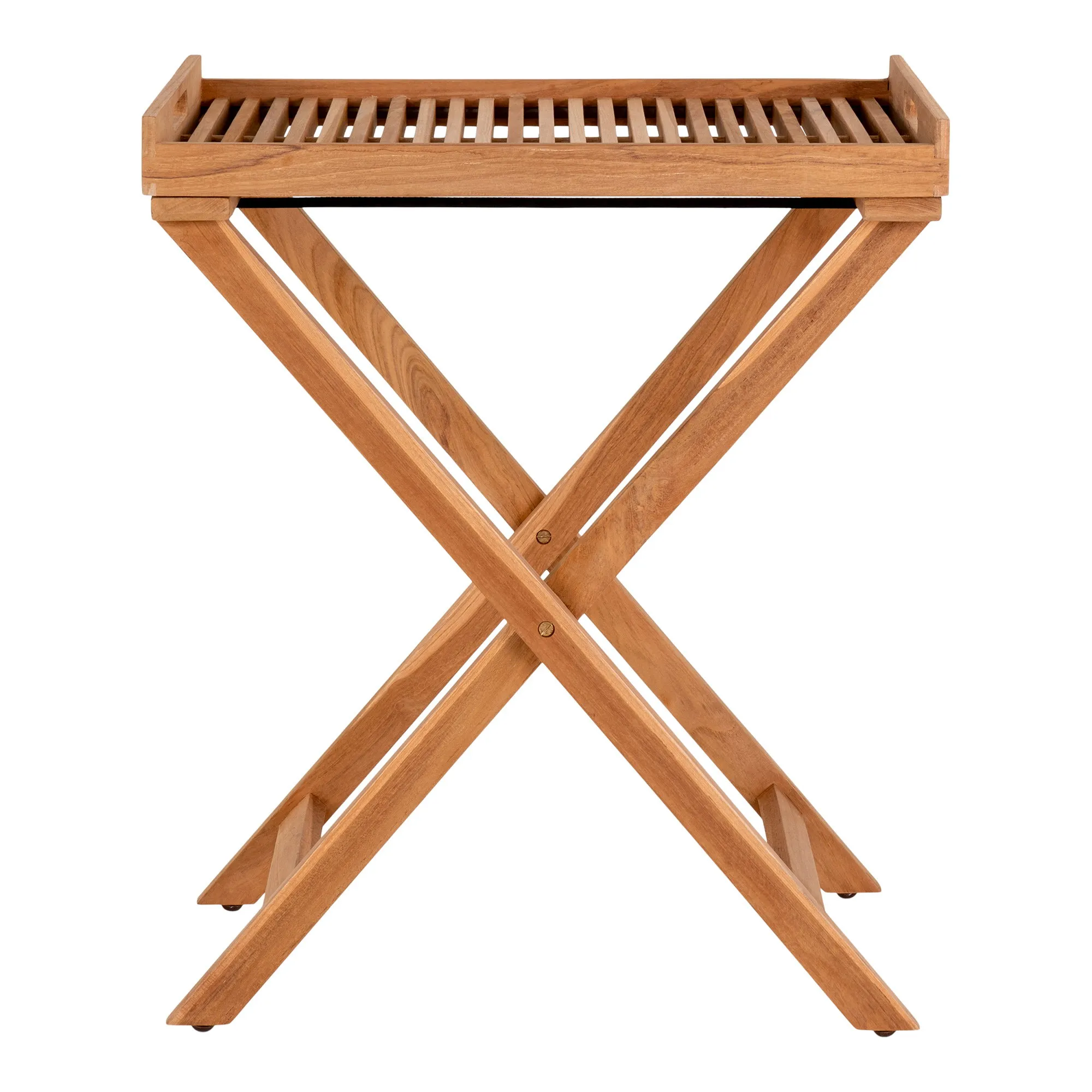 tinkaro Ronda Tablett-Tisch 60 x 40 x 70 cm Natur