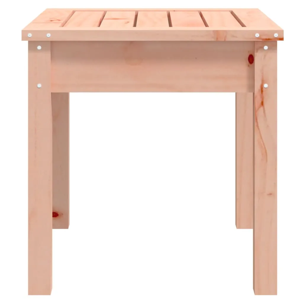 Klassische Gartenbank aus massivem Holz 50x44x45 cm natur