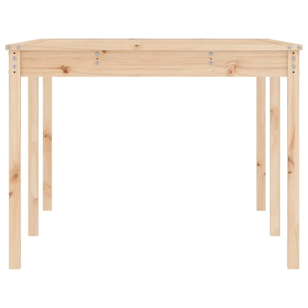Klassischer Gartentisch aus Massivholz, 203,5 x 100 x 76 cm