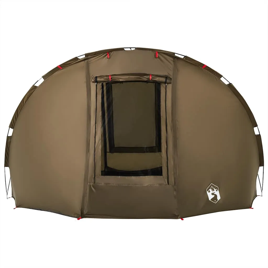 Angelzelt Campingzelt 307x290x170 cm Olivgrün wasserdicht