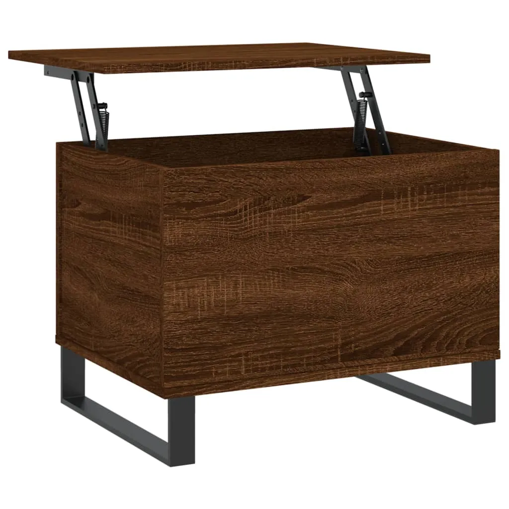 Couchtisch Braun Eichen-Optik 60x44,5x45 cm Holzwerkstoff Couchtisch Braun Eichen-Optik 60x44,5x45 cm Holzwerkstoff