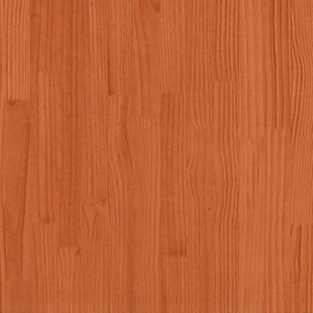Bettrahmen Massivholz 208 x 83 x 73 cm Wachsbraun