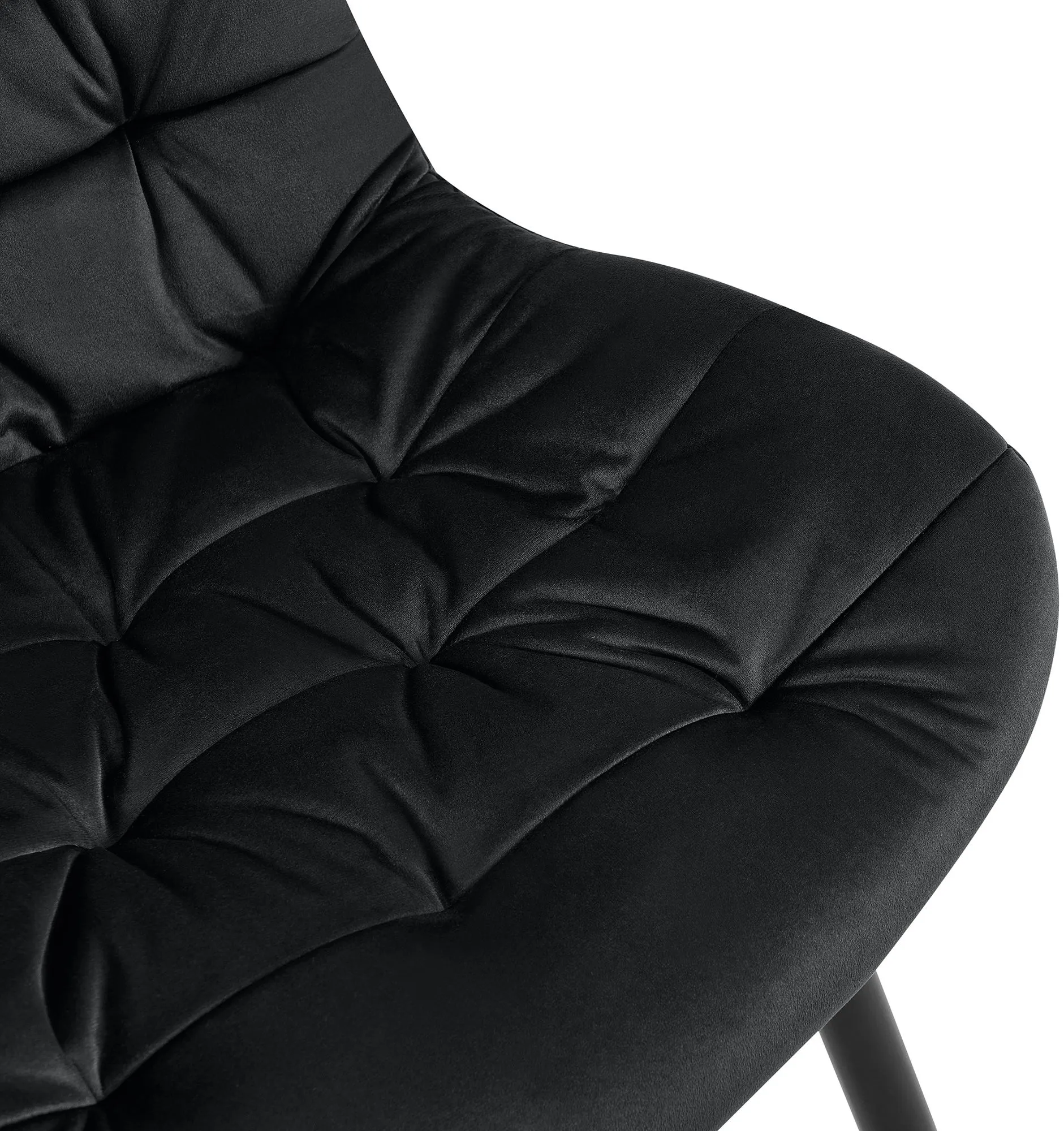 Esszimmerstuhl Rossford 85x56x63 cm Schwarz