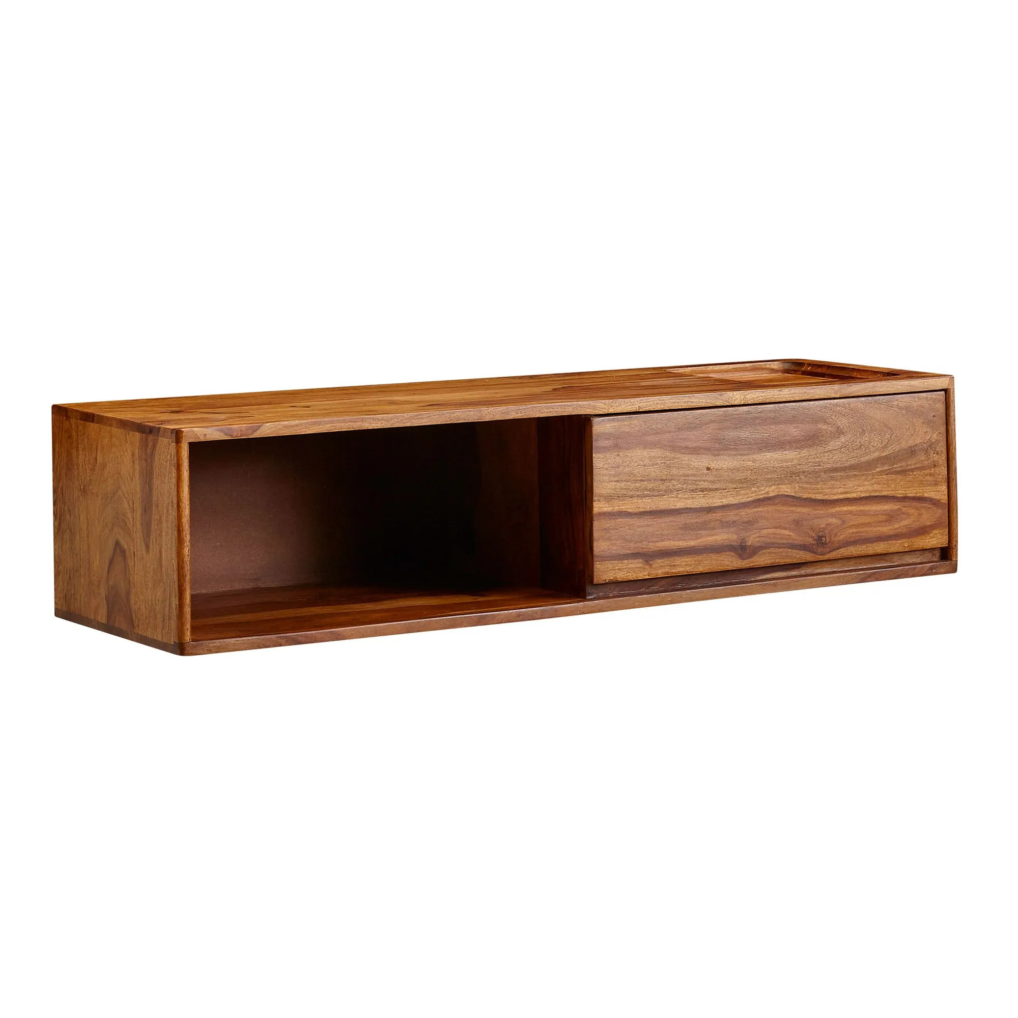 tinkaro Hänge-Kommode ADRIANO Sheesham Massivholz TV-Schrank Braun tinkaro Hänge-Kommode ADRIANO Sheesham Massivholz TV-Schrank Braun