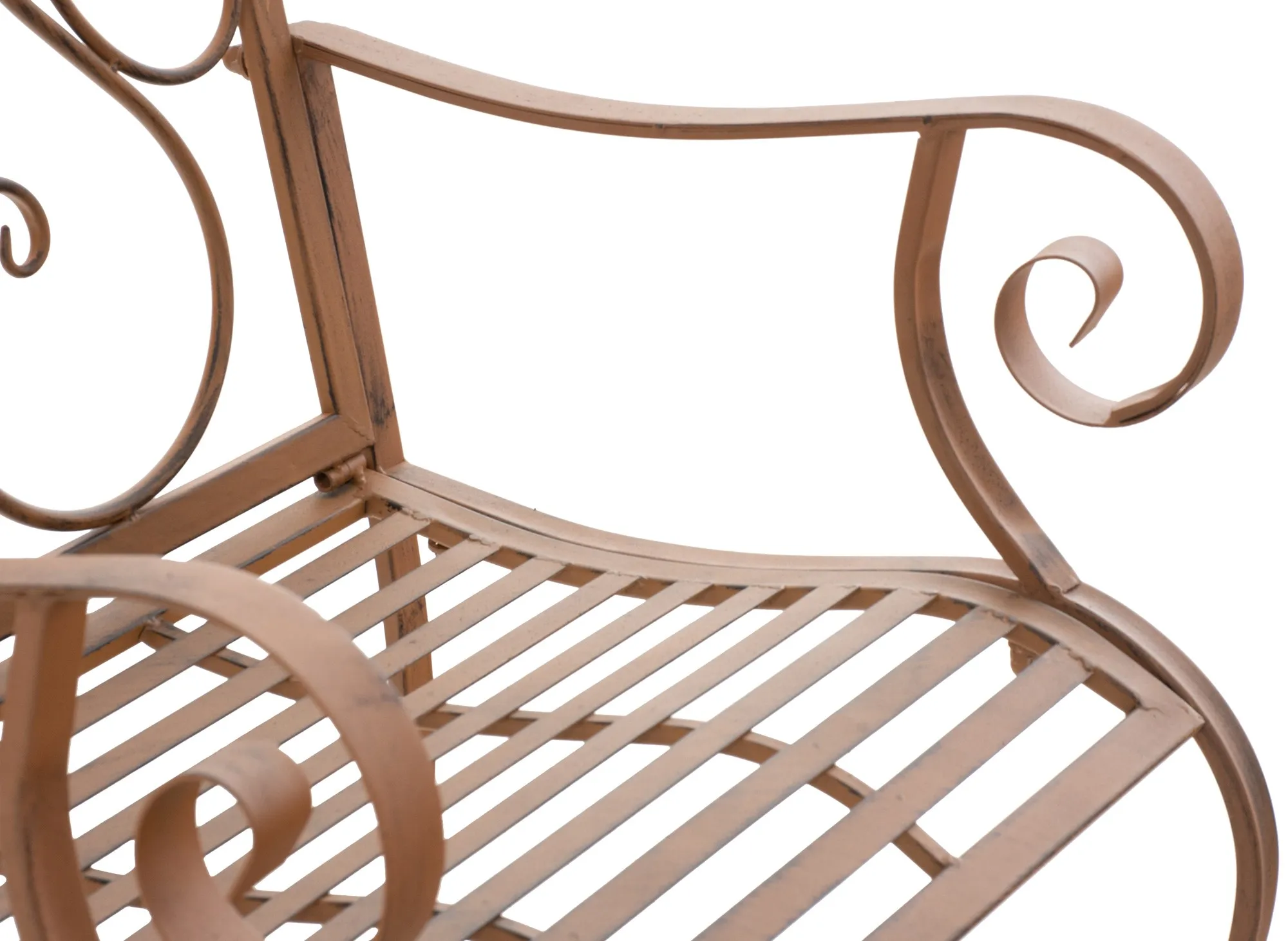 Gartenstuhl Punjab 94x62x53 cm antik braun