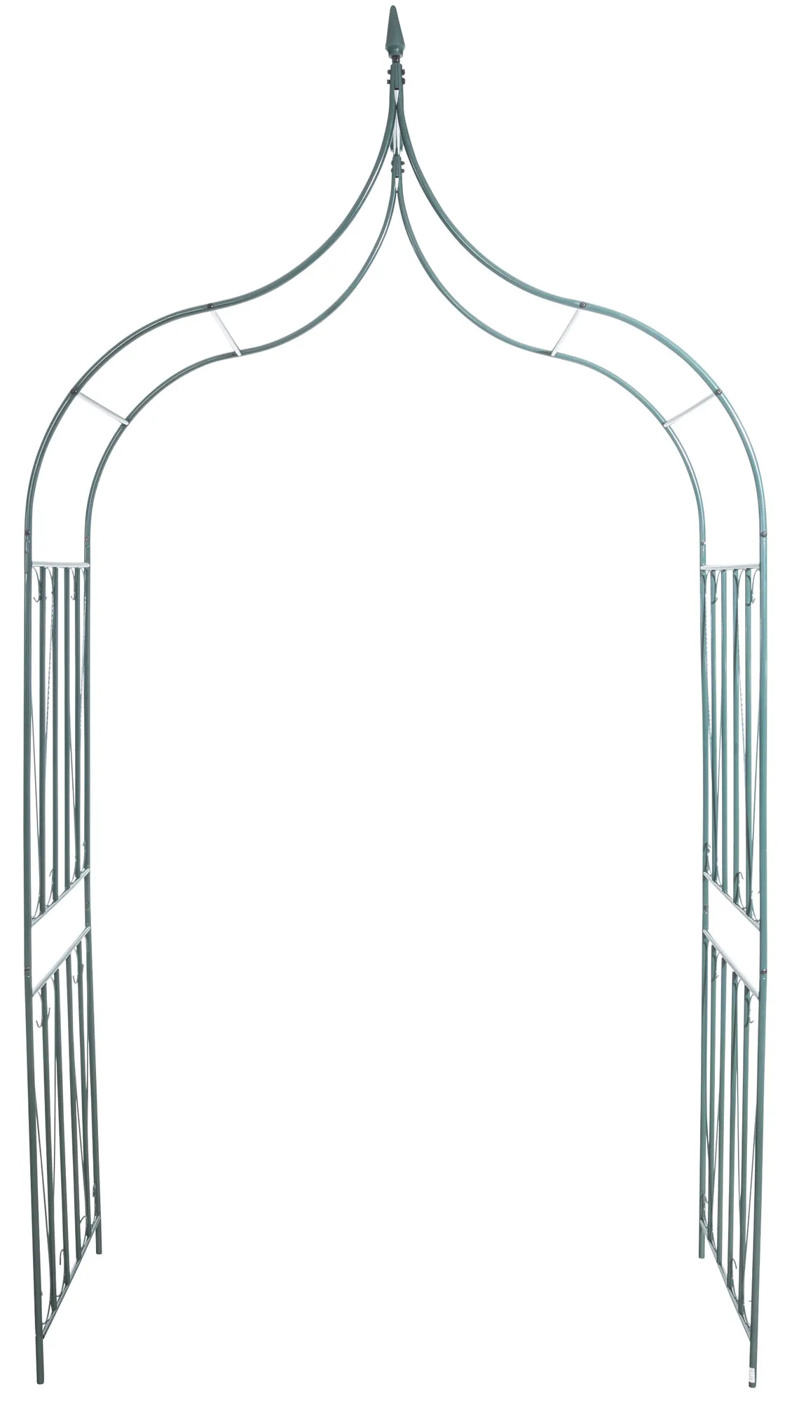 Rosenbogen 266x141x60 cm grün