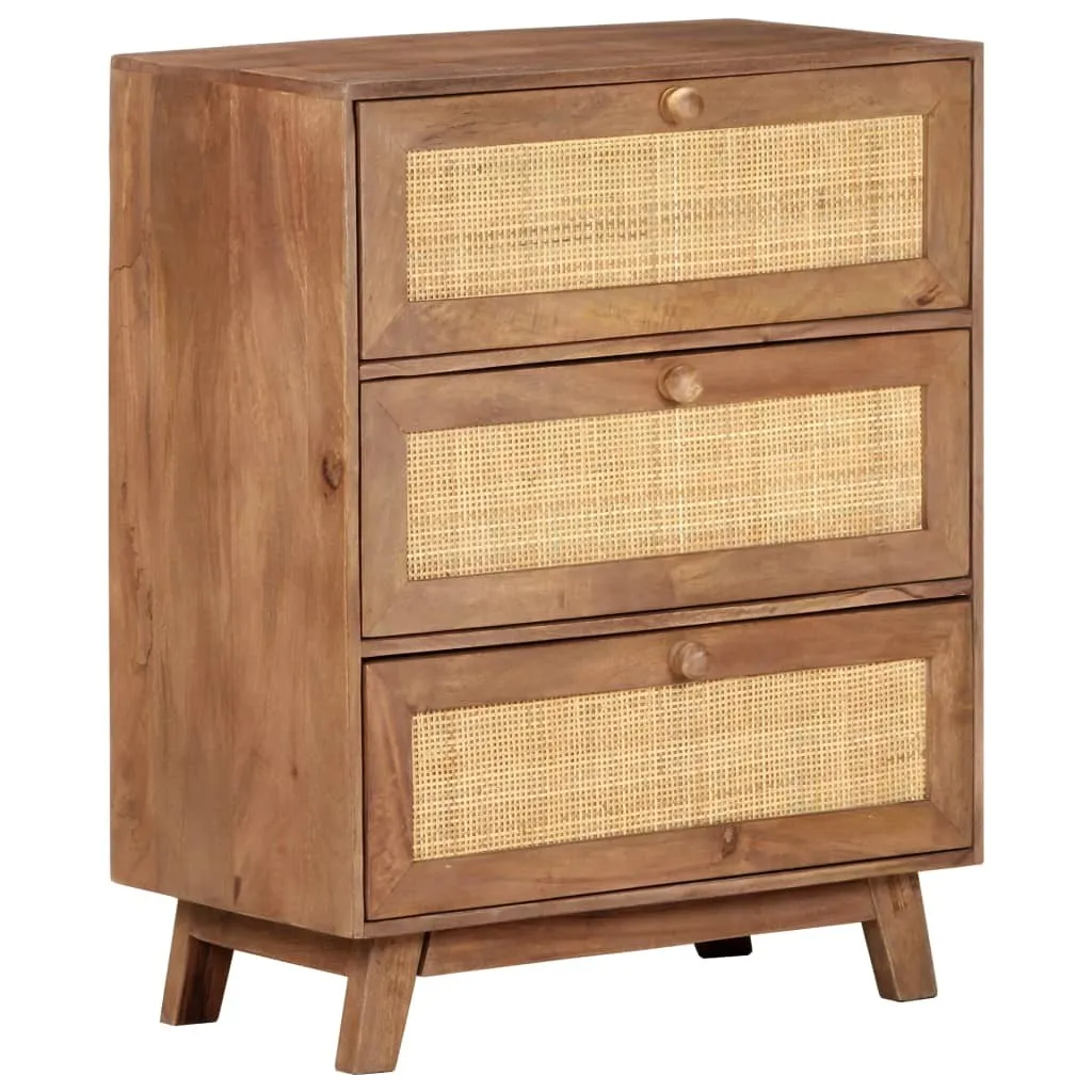 tinkaro Kommode ANICETO Massivholz Mango Sideboard Braun