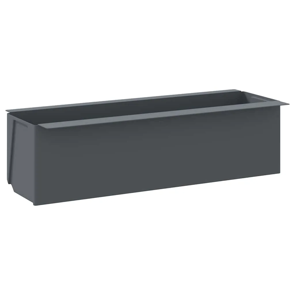 Pflanzkasten für Europaletten 12 Stk. Grau 36x13,5x9,5 cm PP
