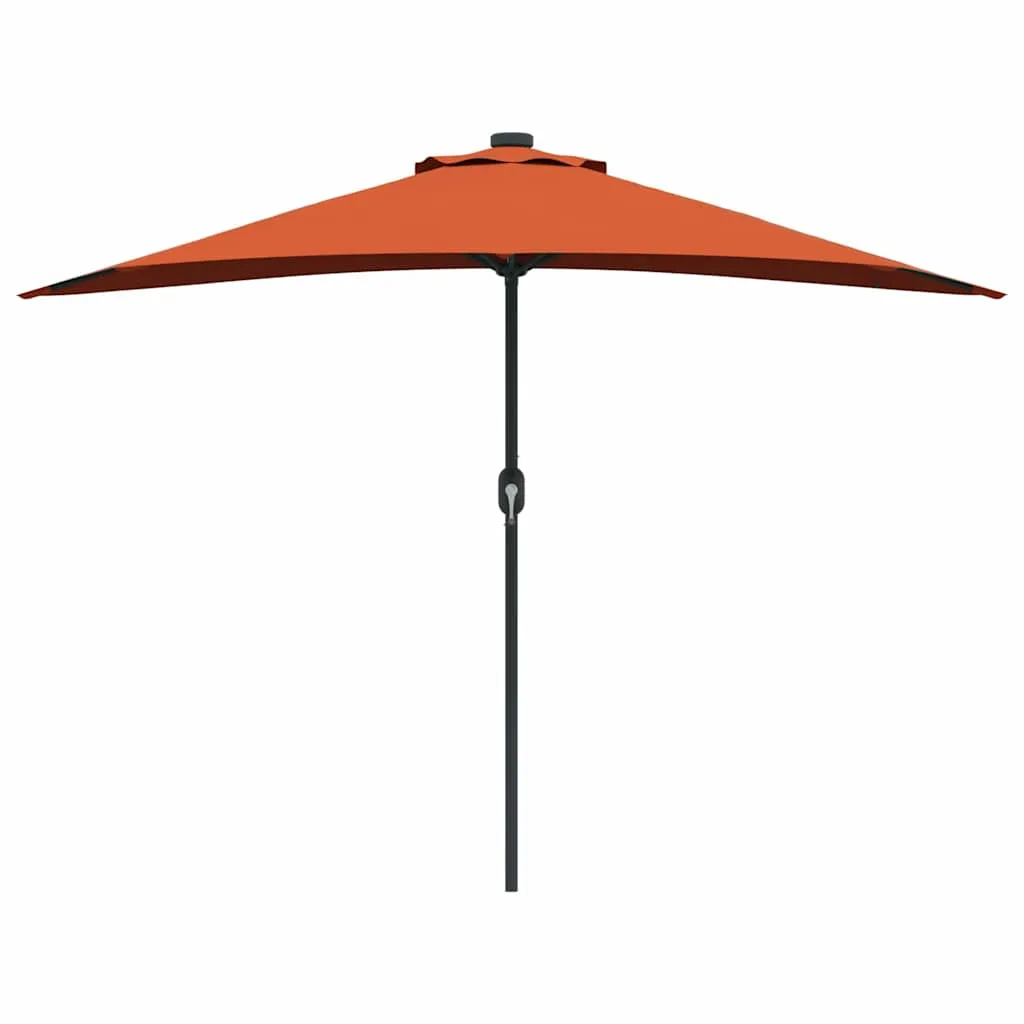 Garten-Sonnenschirm Terrakotta 294 x 150 x 224 cm
