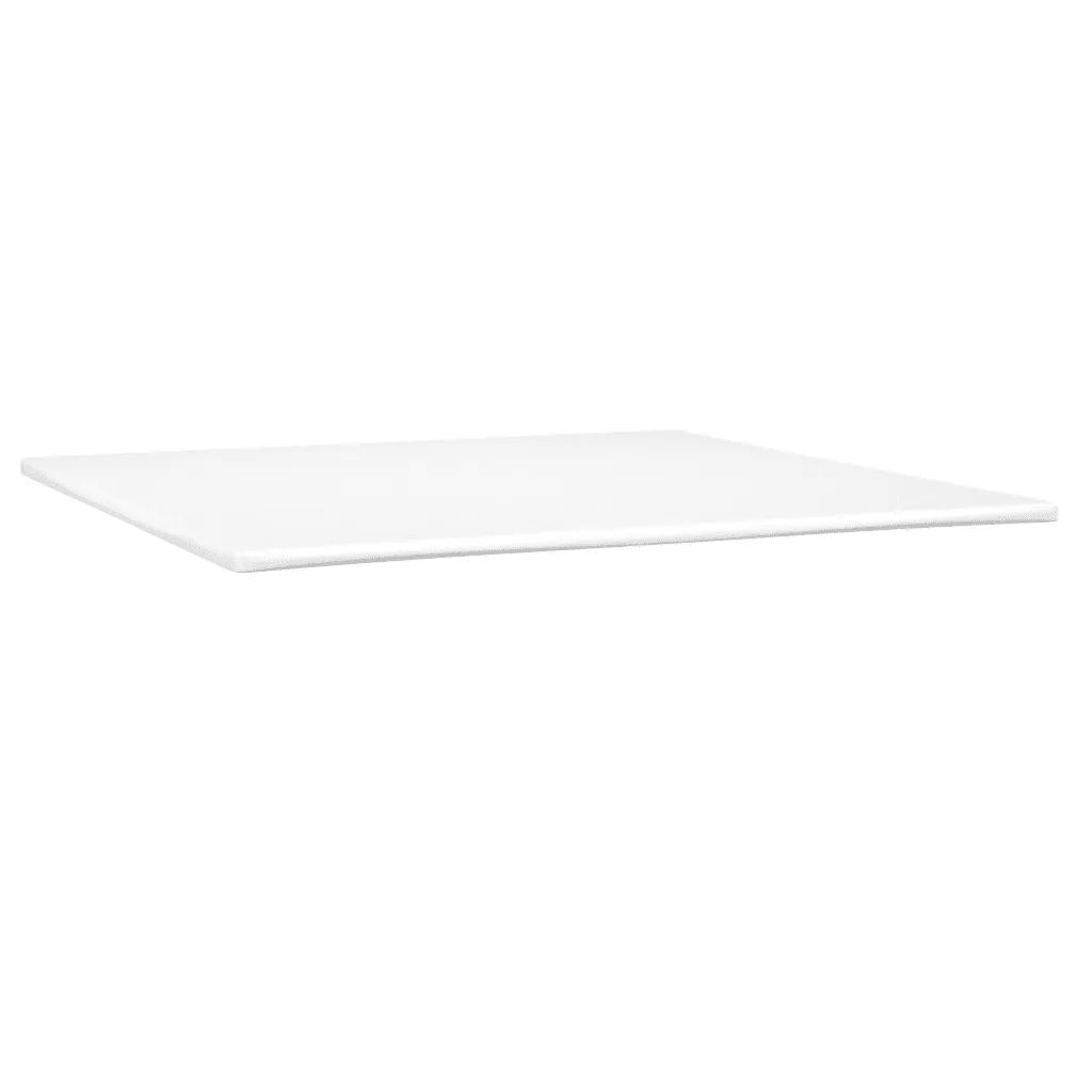 Boxspringbett aus Samt mit LED-Leiste, Matratze, 200x200 cm, Schwarz