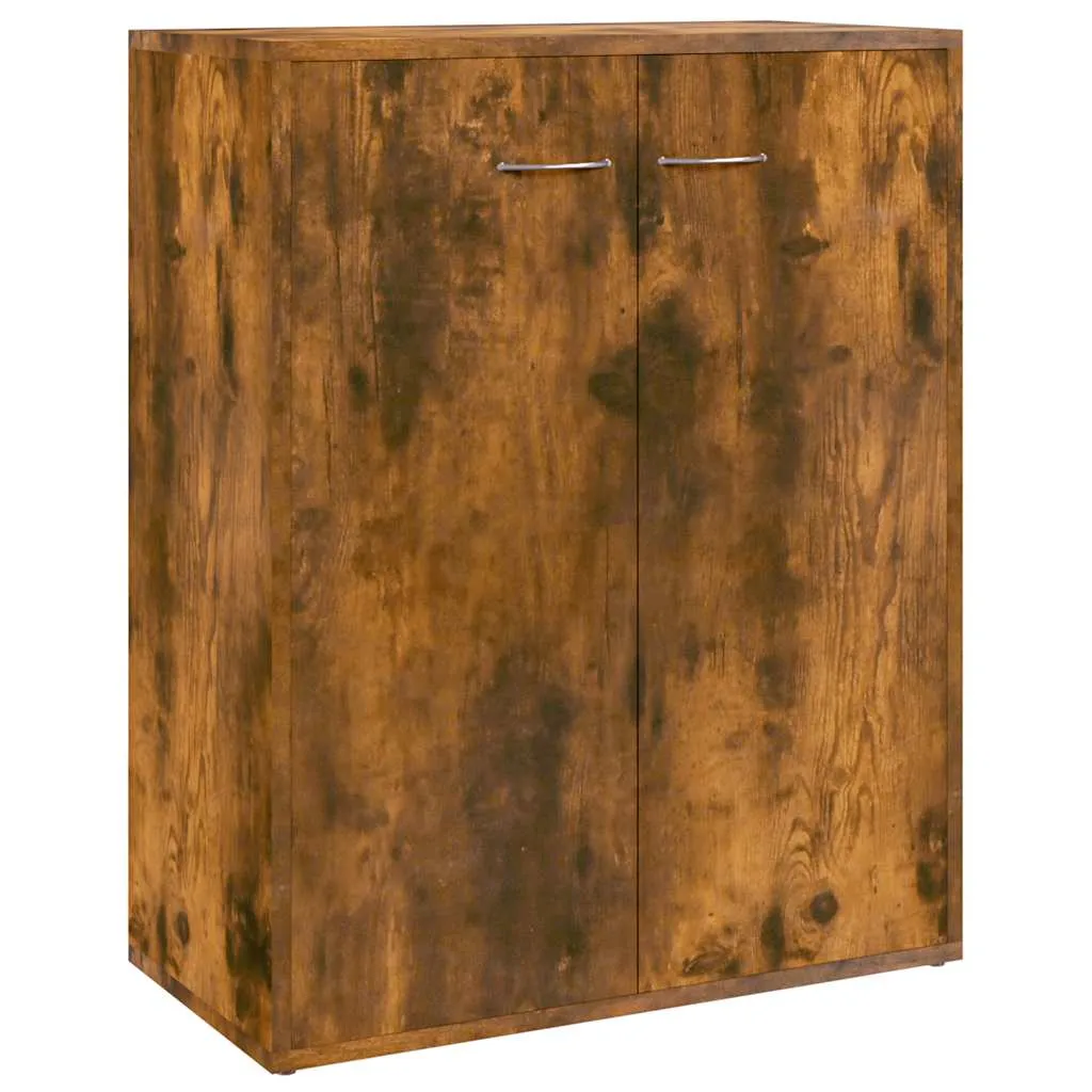 Minimalistisches Sideboard Räuchereiche 60 x 30 x 75 cm
