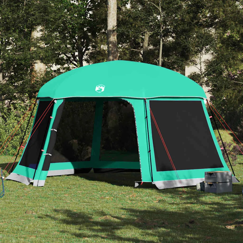 Poolzelt Meergrün 512 x 458 x 255 cm Wasserdicht mit Abnehmbarem Überzelt