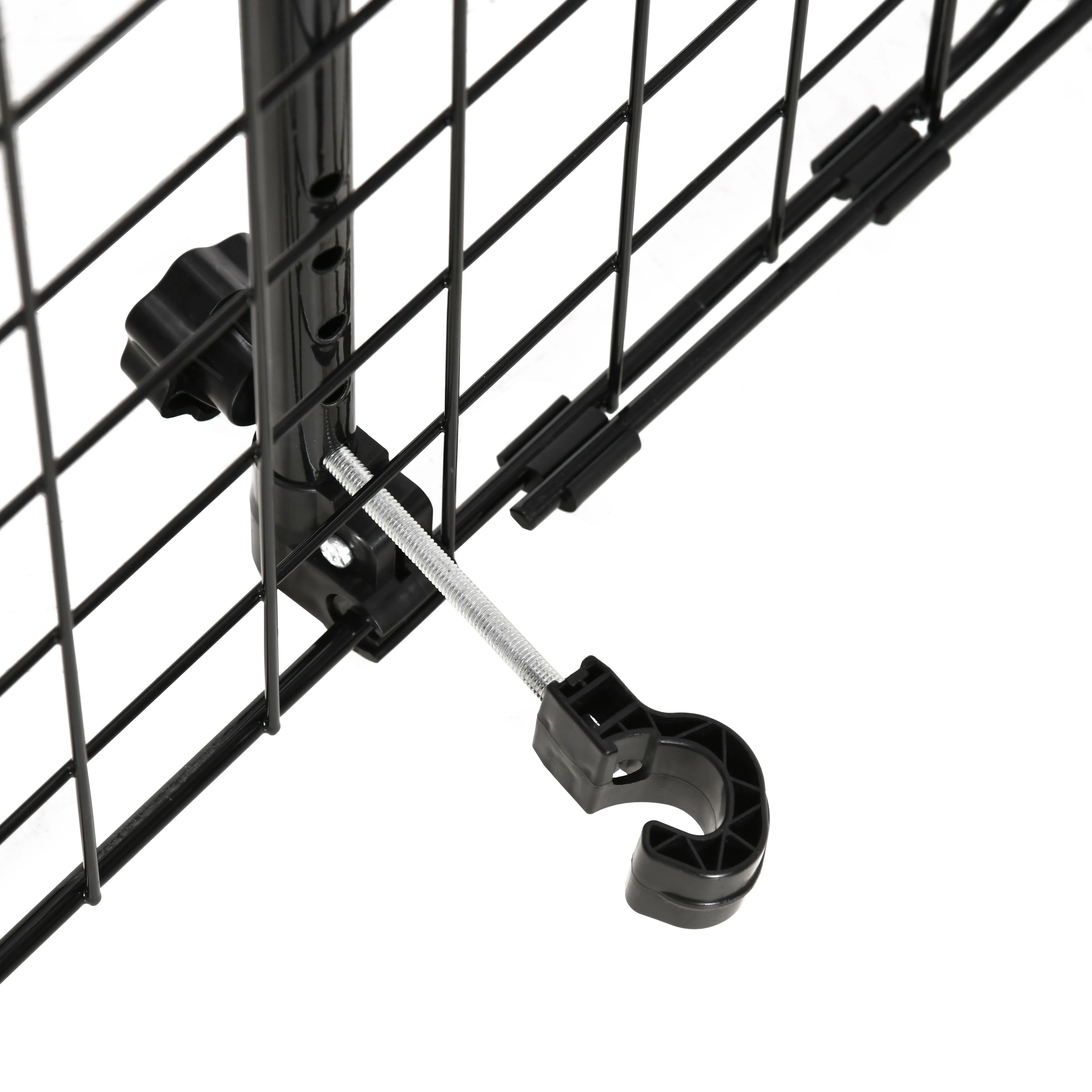 Hundegitter Auto Universal Autoschutzgitter für Hunde mit Stufenlos Verstellbare Breite, Trenngitter für Kofferraum Hunde Autogitter Hundeschutzgitter Schutzgitter 91-152 x 30 cm