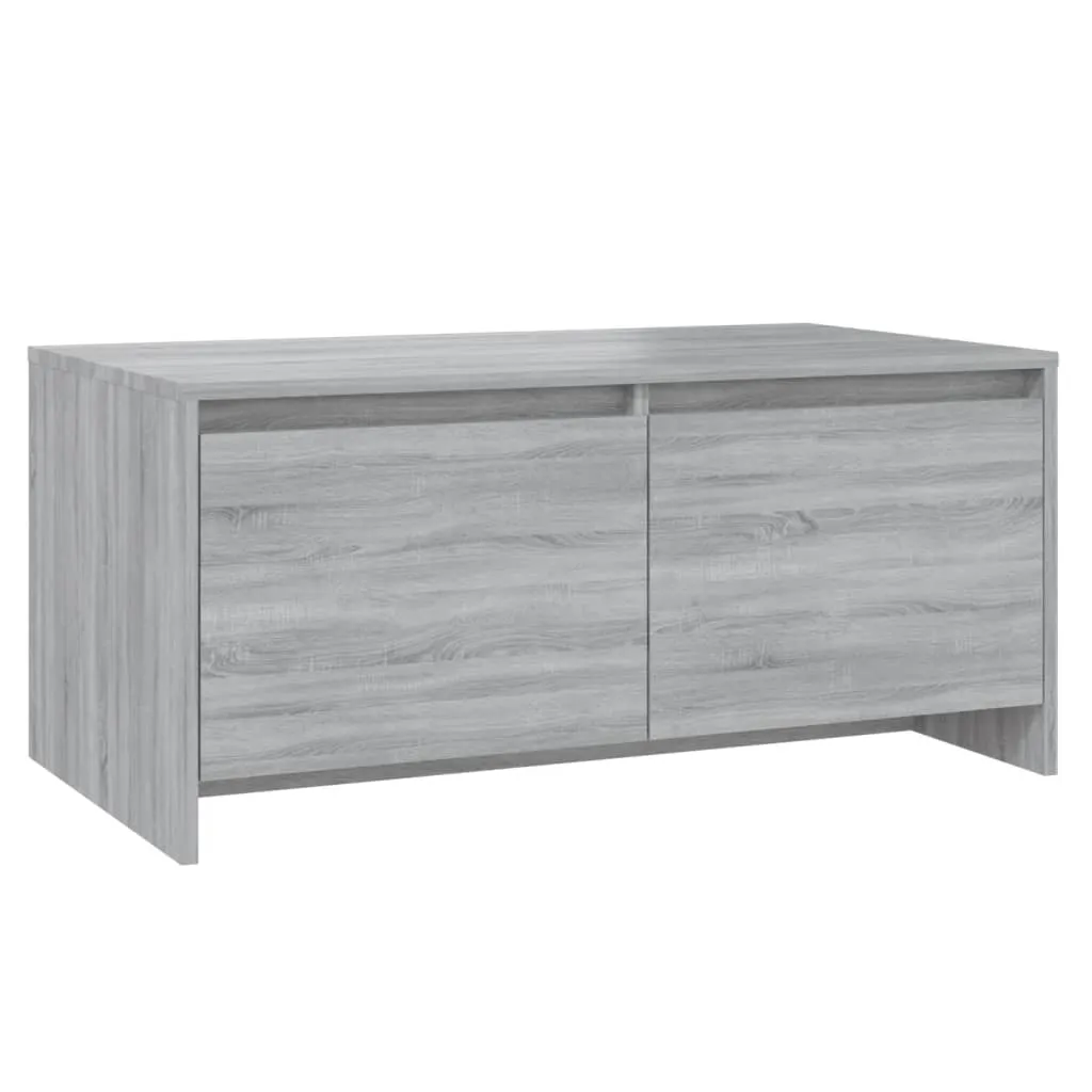 Couchtisch Grau Sonoma 90x50x41,5 cm Holzwerkstoff Couchtisch Grau Sonoma 90x50x41,5 cm Holzwerkstoff