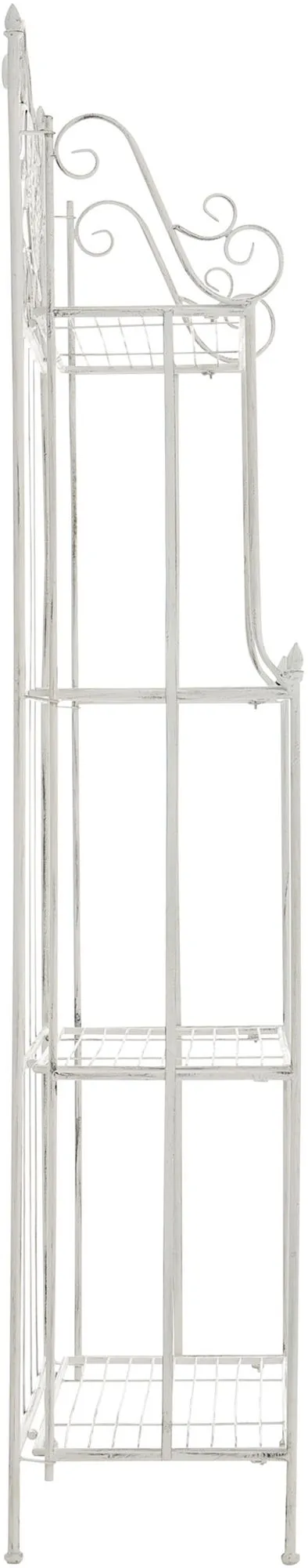 Pflanzenregal Flora klappbar 175x66x32 cm antik weiß