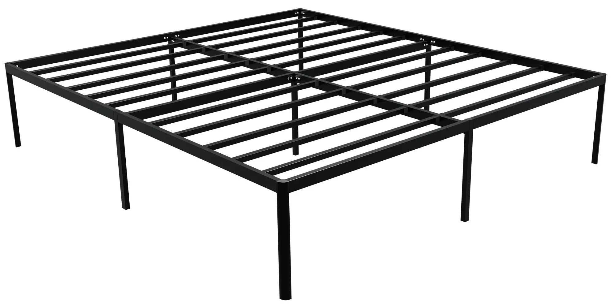 Metallbett Hamlin 200x200 cm schwarz