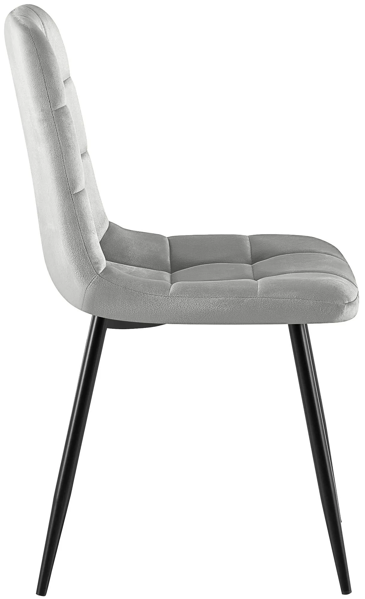 Esszimmerstühle Antibes 4er Set 84x45x55 cm grau