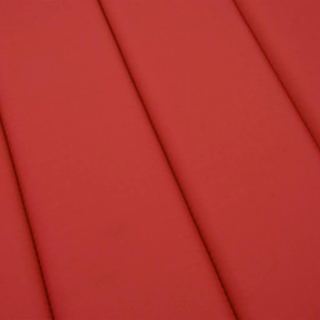 Liegenauflage Oxford-Gewebe 186x58x4 cm Rot
