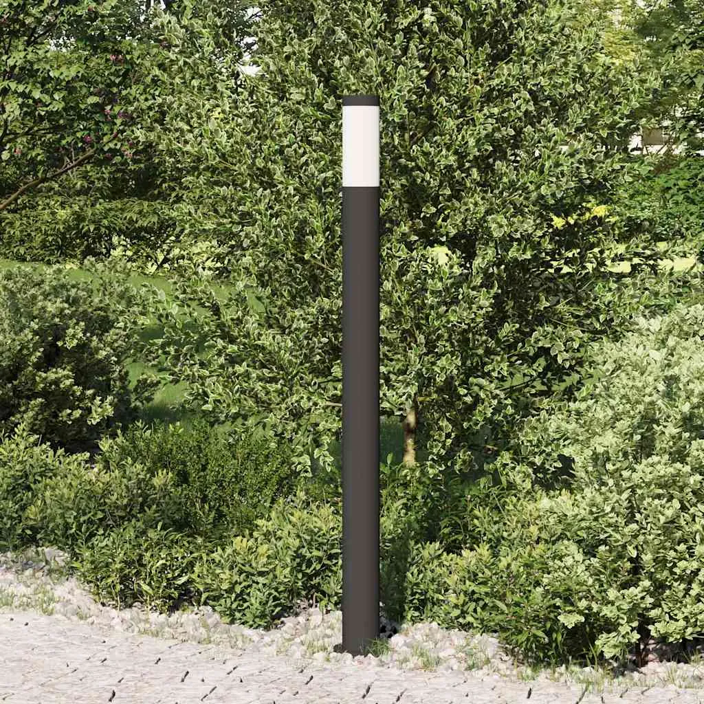 Pollerleuchte Außen Edelstahl Schwarz 11x110 cm