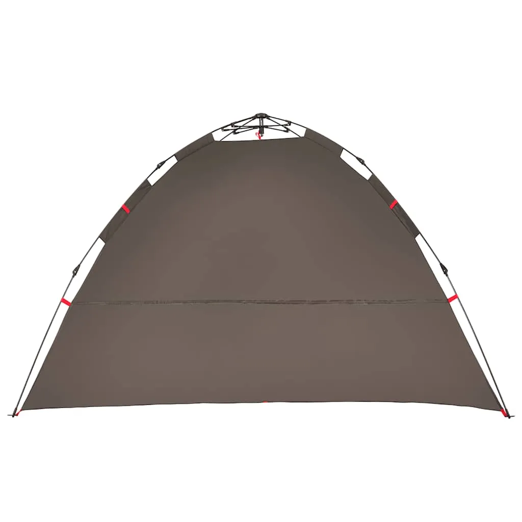 Angelzelt Campingzelt 262x254x172 cm Braun wasserdicht winddicht