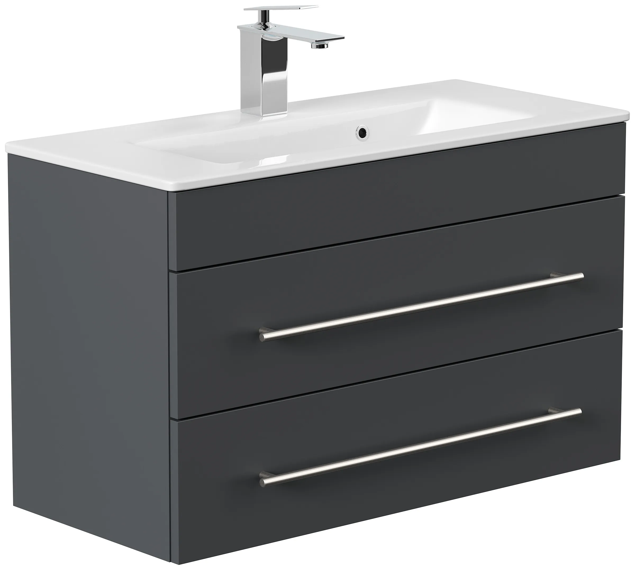 Badmöbel Portus 800 SlimLine grafit Badmöbel Portus 800 SlimLine grafit