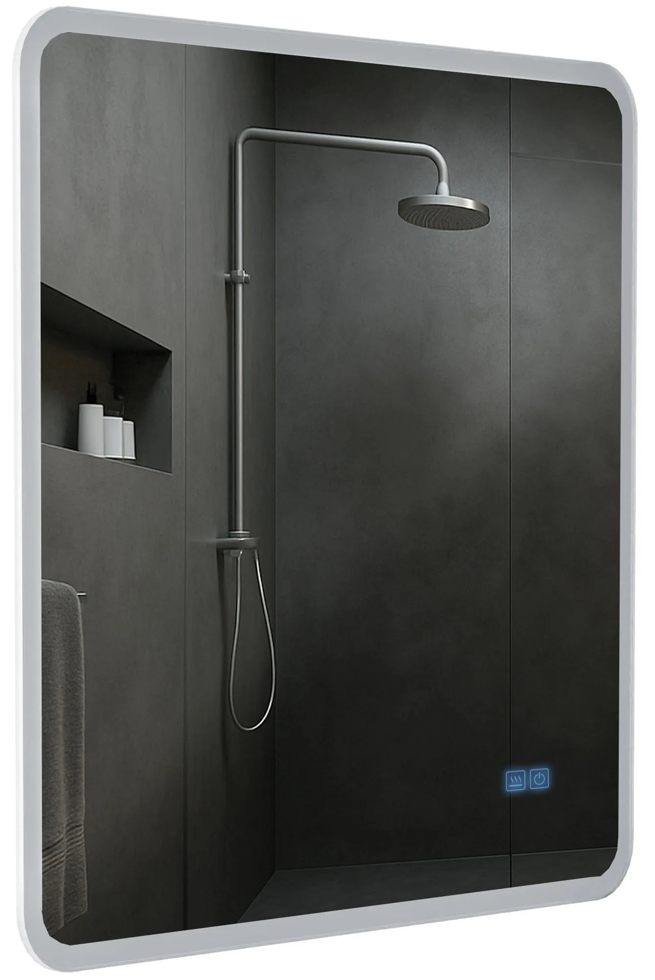 Badspiegel Jericho Bluetooth 80x80 klarglas