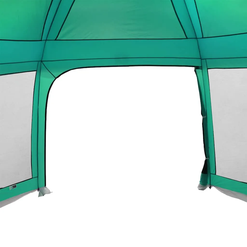 Poolzelt Meergrün 512 x 458 x 255 cm Wasserdicht mit Abnehmbarem Überzelt