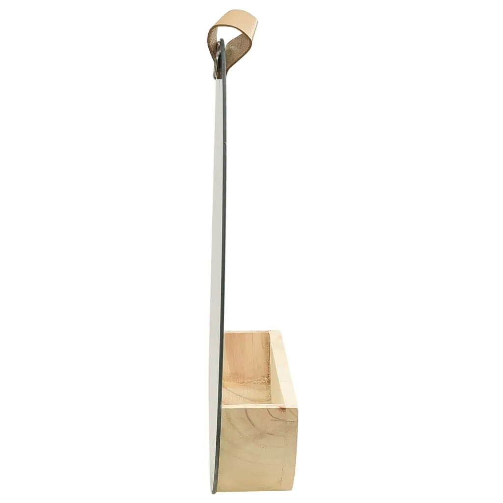 Wandspiegel Kiefer Massivholz 35 cm