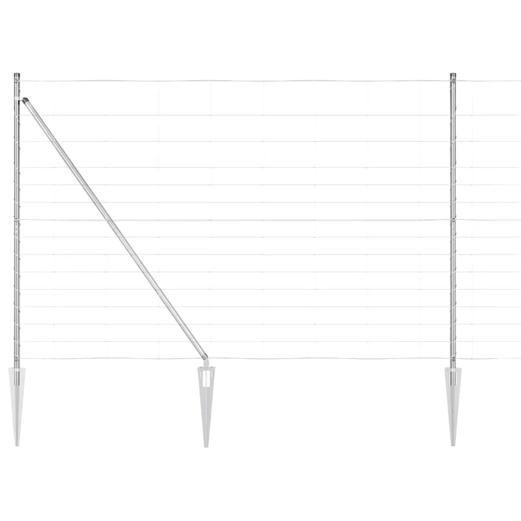 Robuster Zaunpfosten 5000 x 160 cm galvanisiert