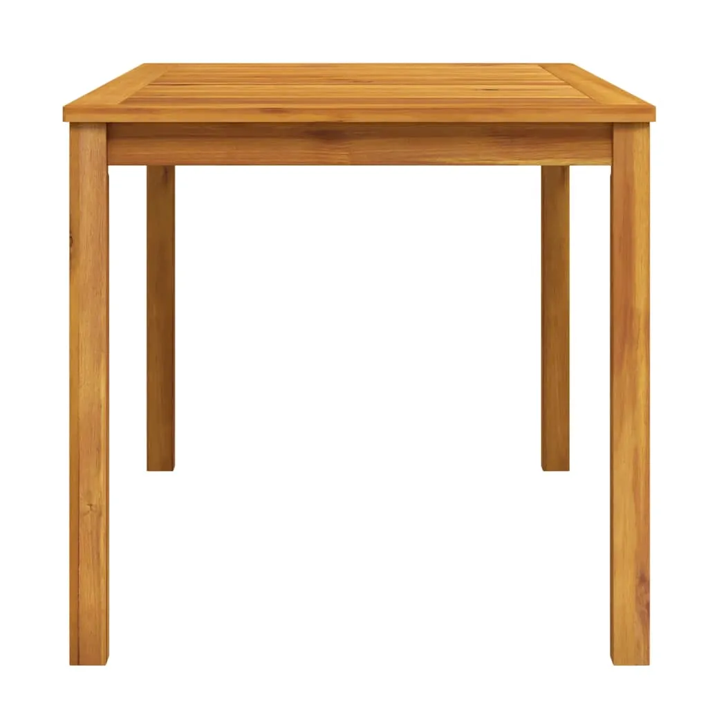 Gartentisch 140x80x74 cm Massivholz Akazie
