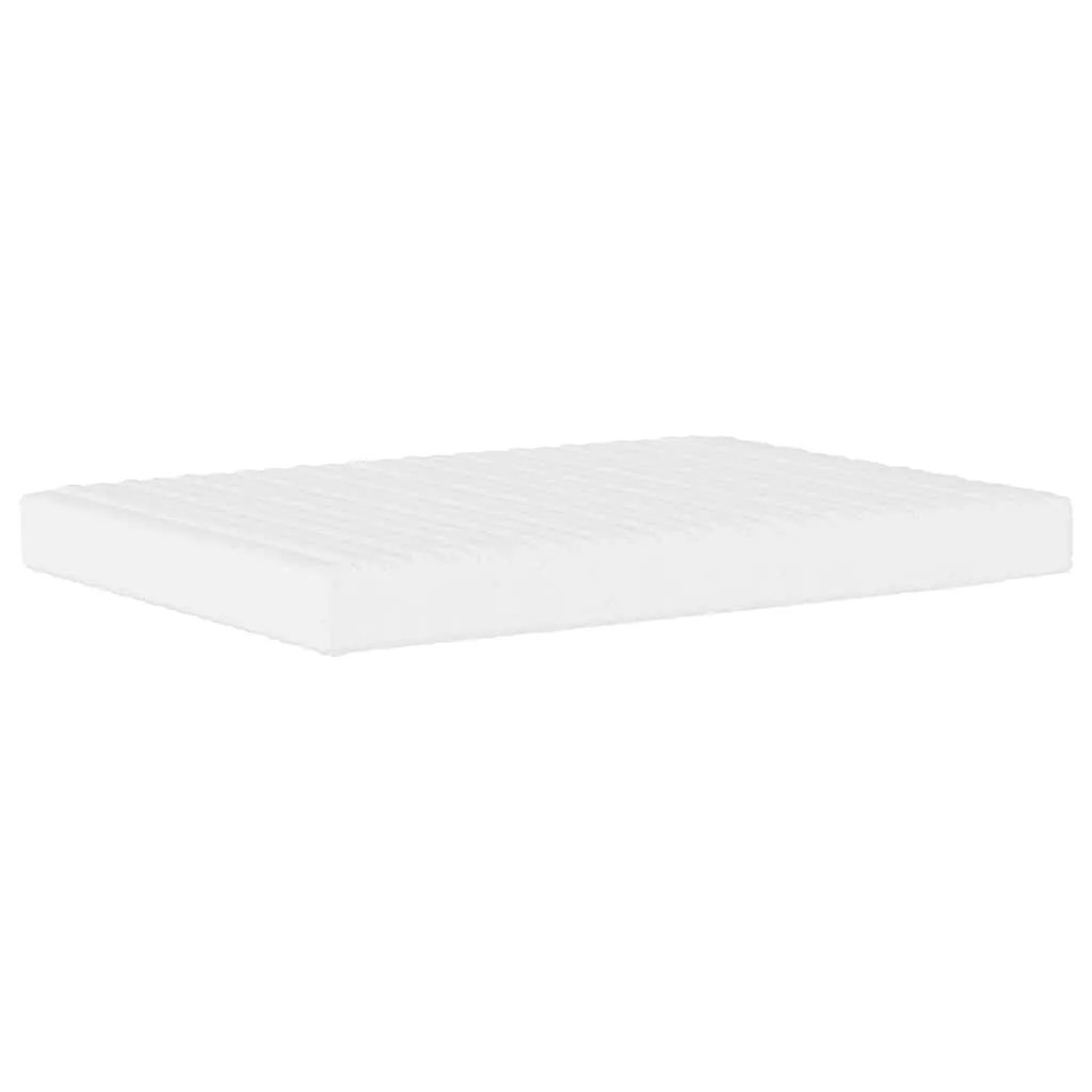 Bettgestell mit Schaumstoffmatratze 218x125x74,5 cm Cappuccino-Braun