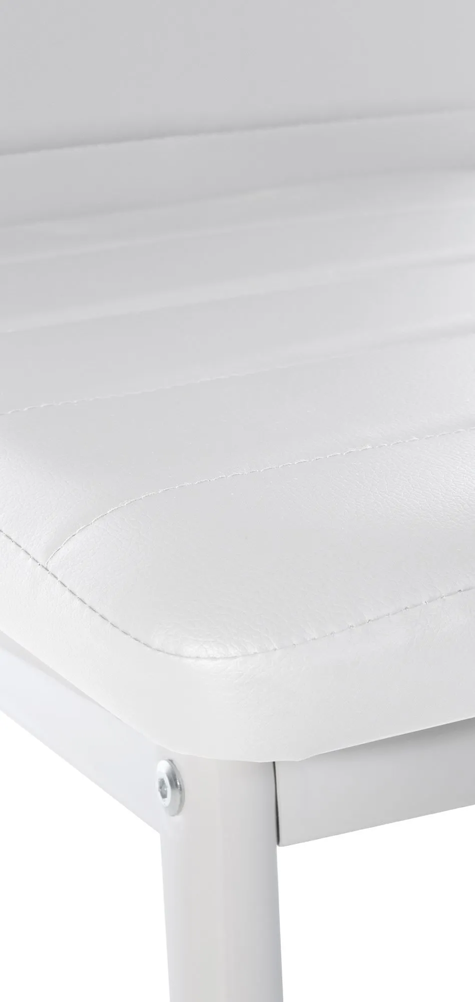 6er Set Esszimmerstühle Mayfair 99x41,5x40 cm Weiß