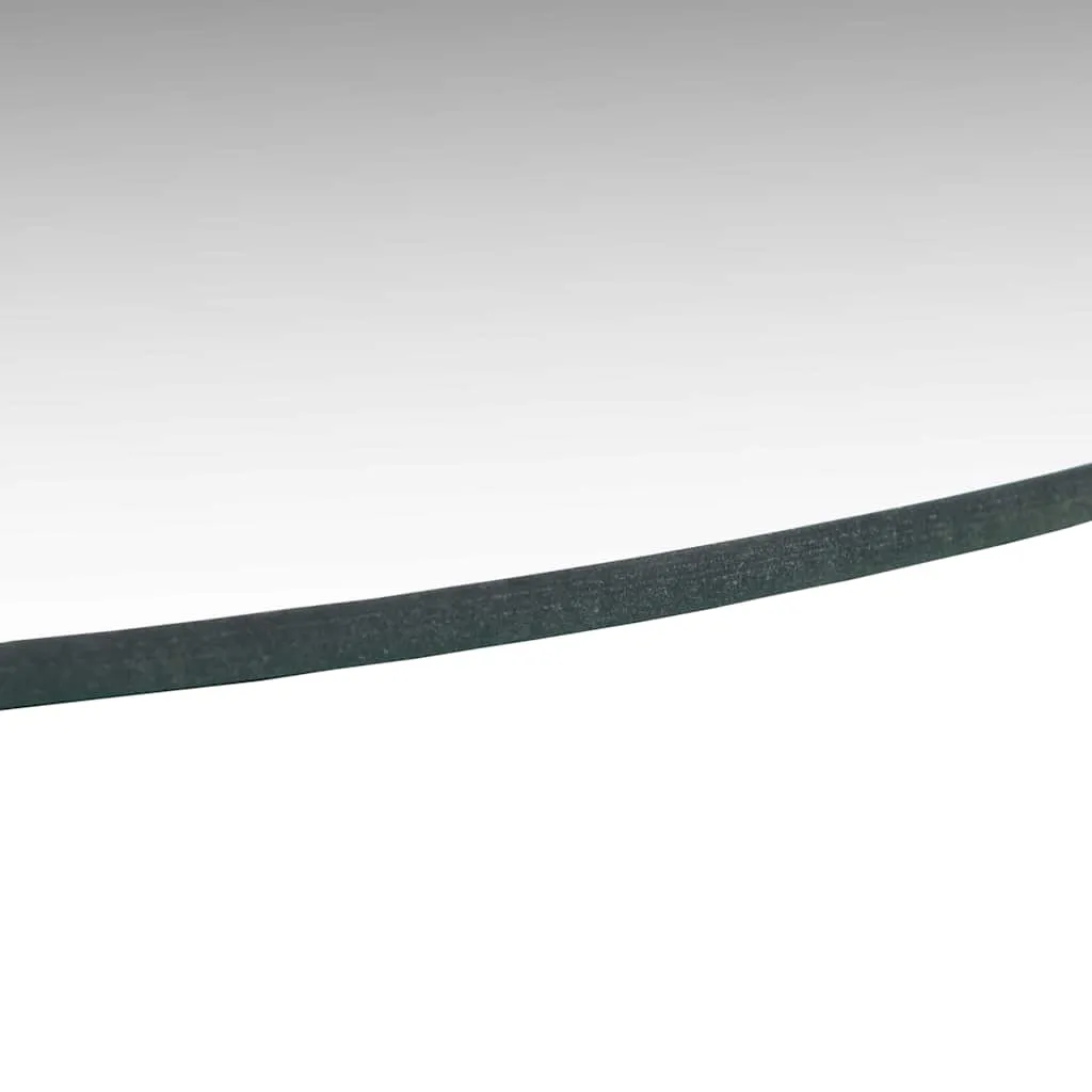 Runder rahmenloser Wandspiegel aus Glas, 30 cm Durchmesser, klar