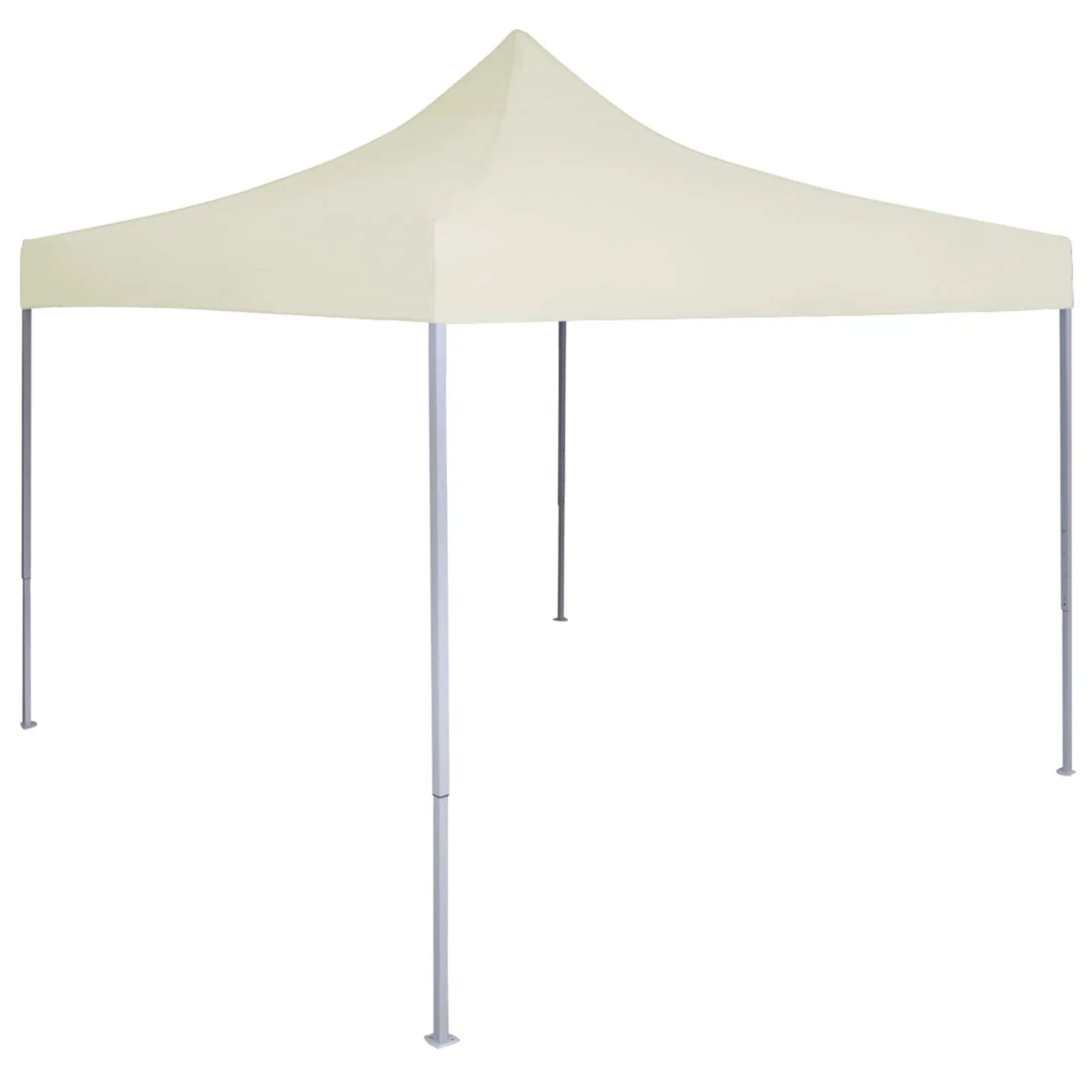 Modernes faltbares Partyzelt 200x200x315 cm Creme mit Oxford-Stoff