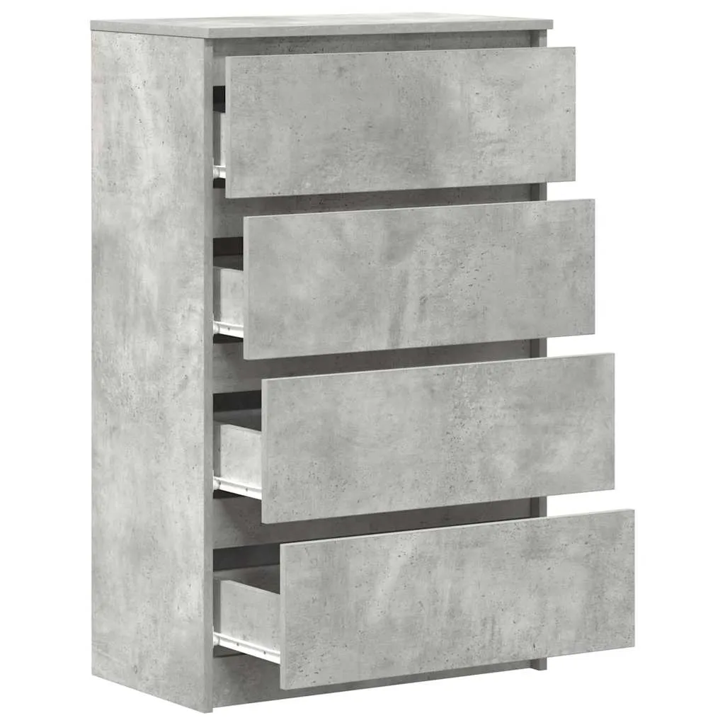 Sideboard Betongrau 60x35x98,5 cm Holzwerkstoff