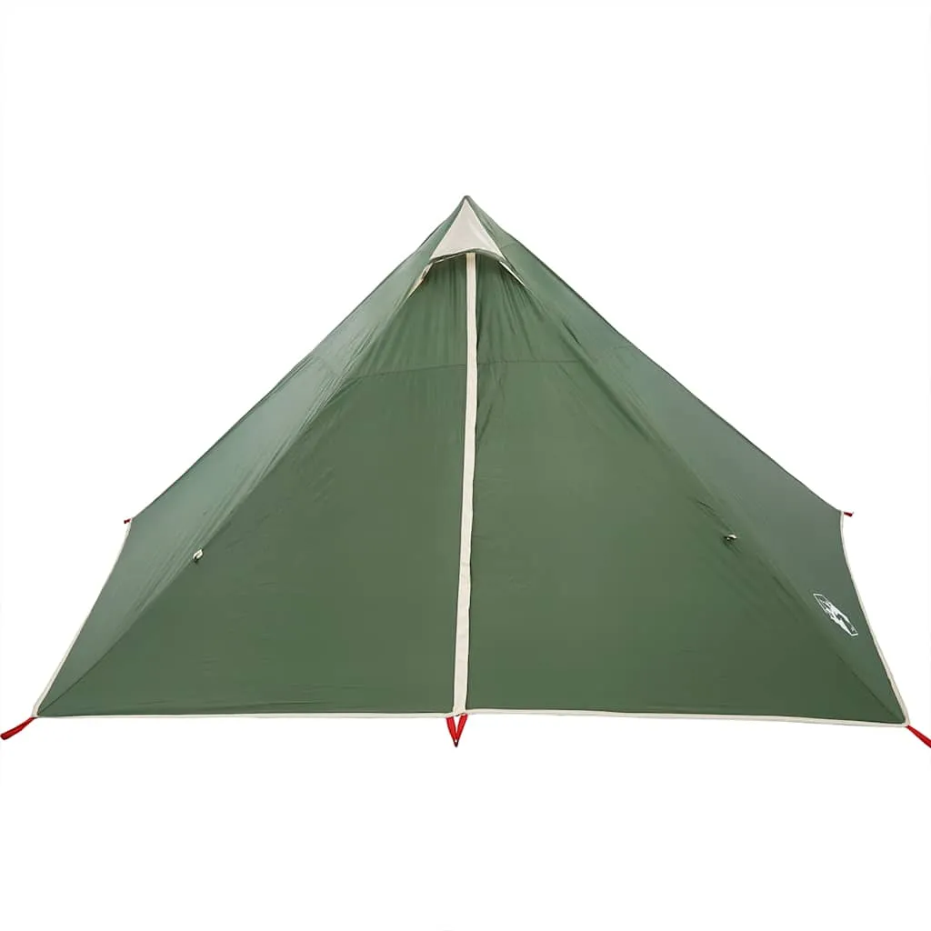 Familienzelt Tipi Grün 427x411x178 cm wasserdicht und leicht tragbar