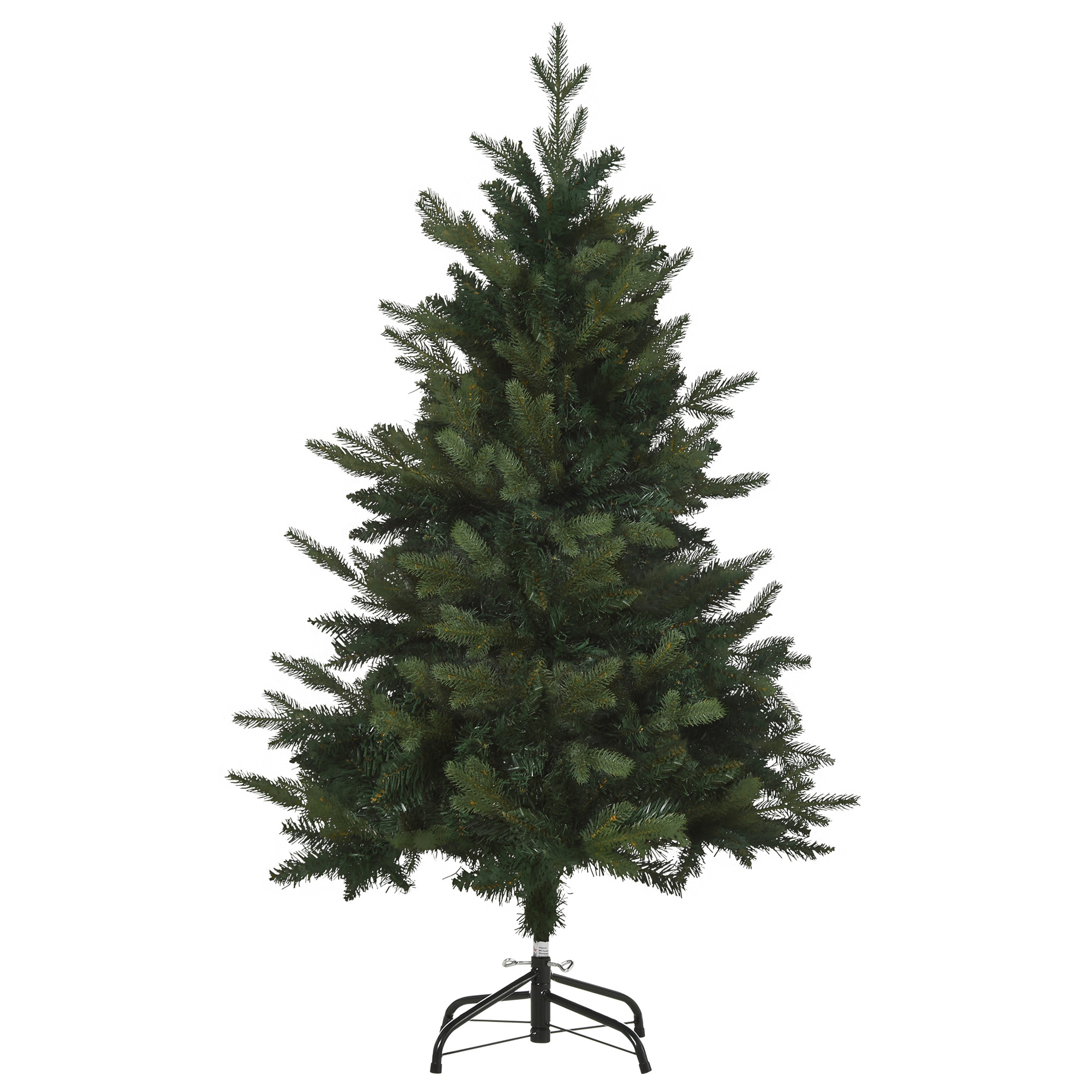 Künstlicher Weihnachtsbaum 1,2 m mit Ständer, PVC/PE, Grün