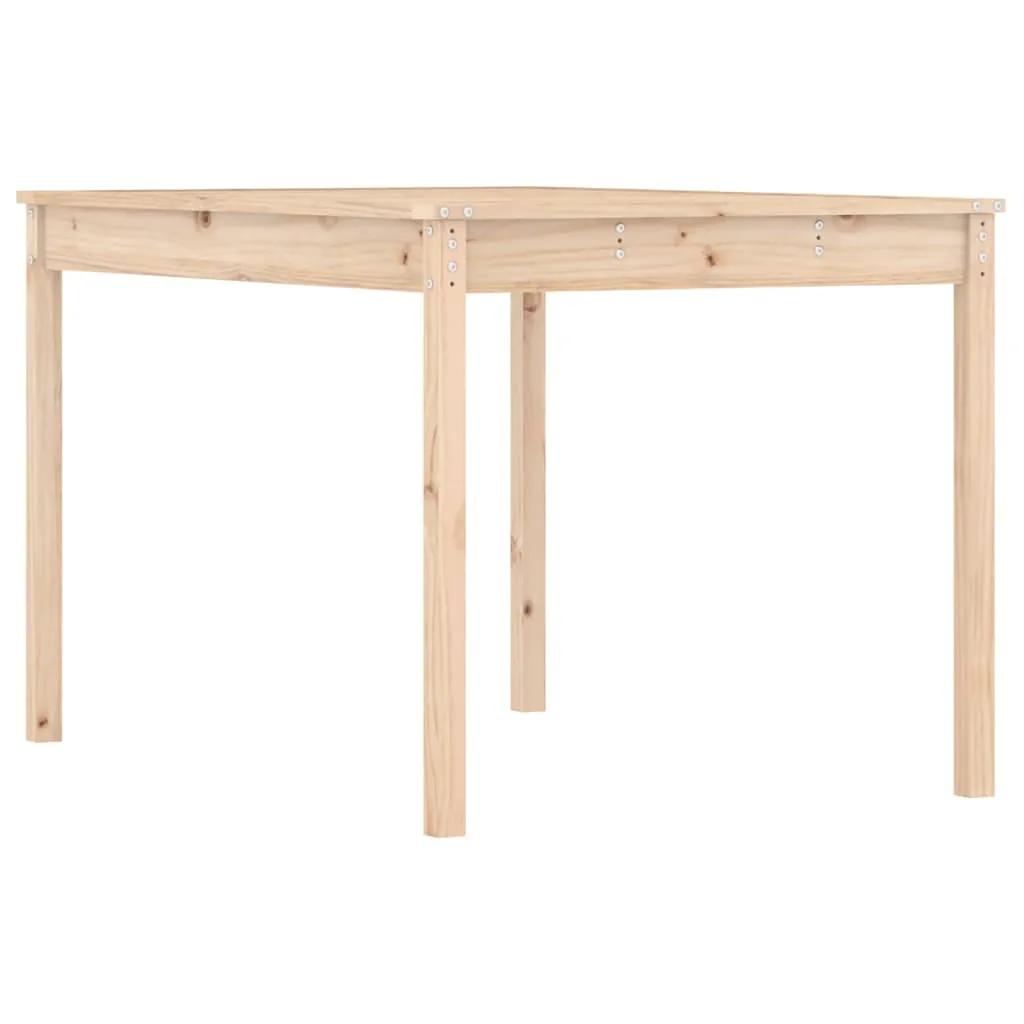 Klassischer Gartentisch aus massivem Kiefernholz 121x82,5x76 cm