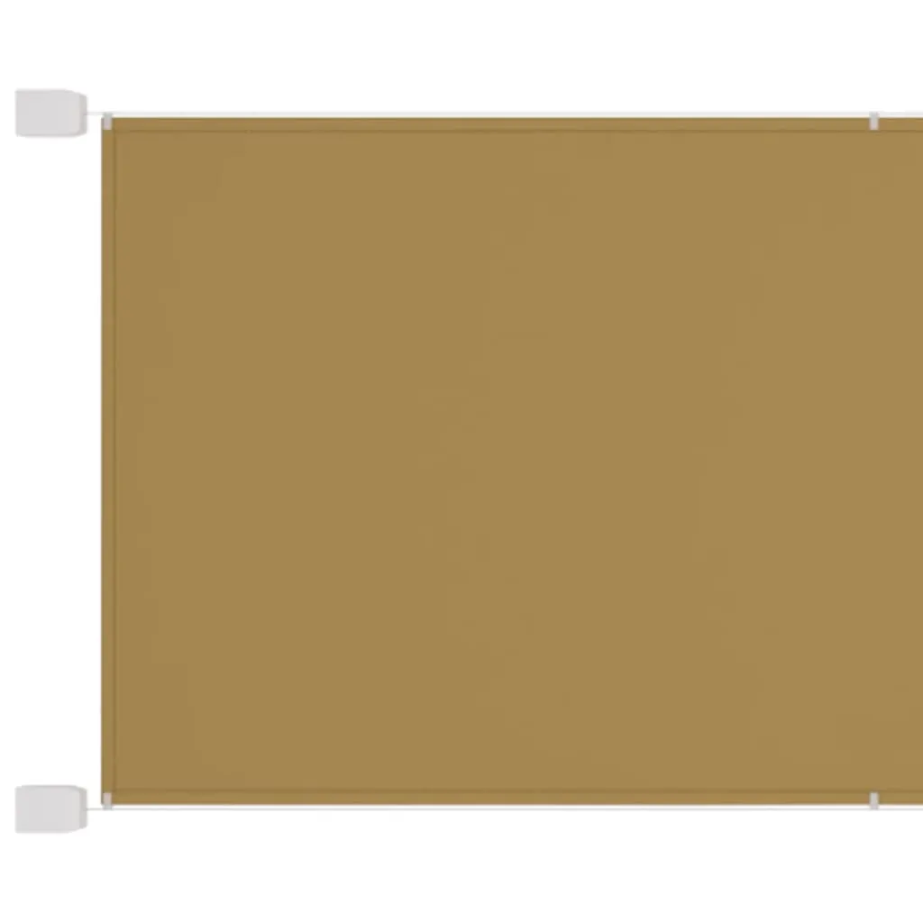 Senkrechtmarkise Beige 100x270 cm Oxford-Gewebe
