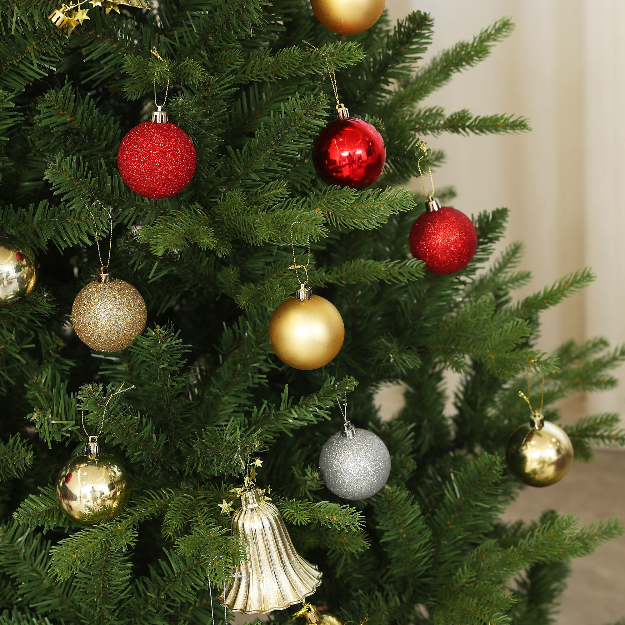 Kunsttanne Weihnachtsbaum naturgetreu 180 cm Grün PE Stahl