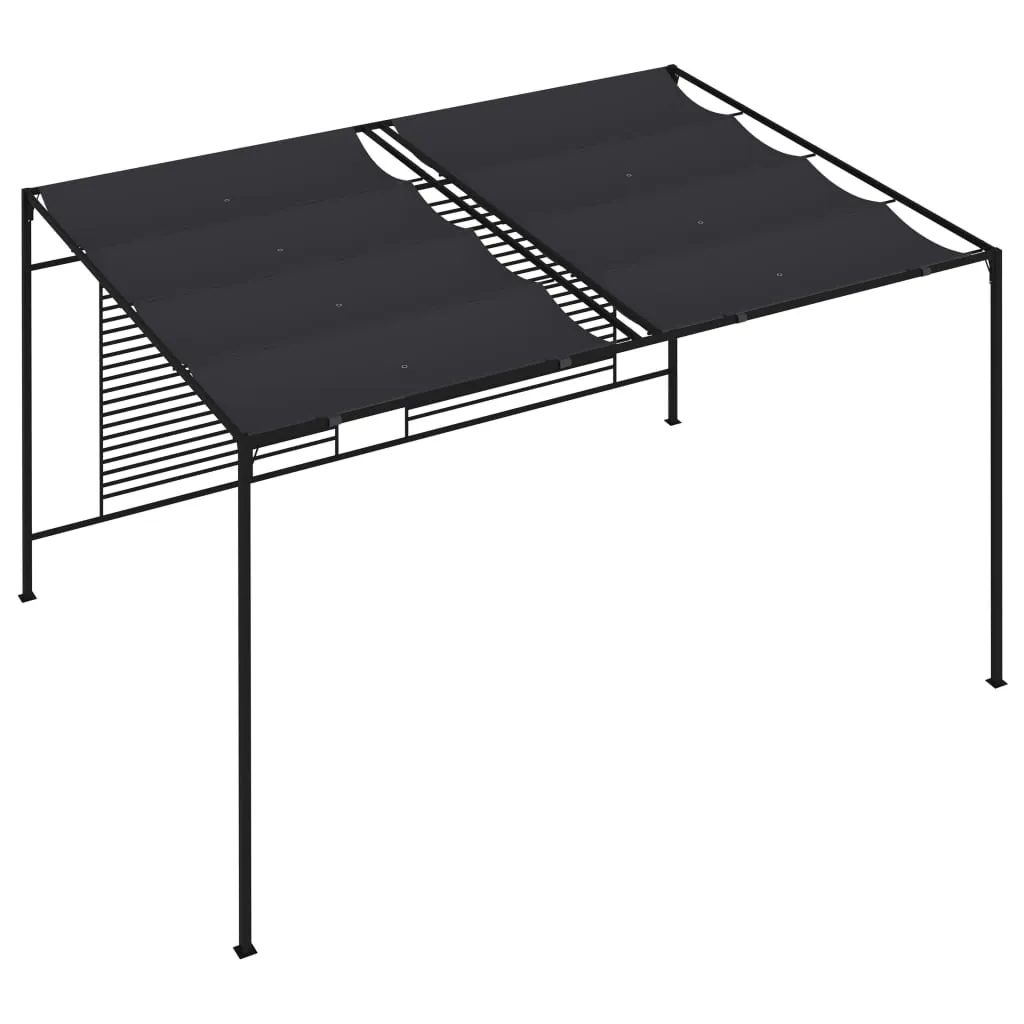 Pavillon mit ausziehbarem Dach 4x3x2,3 m Anthrazit