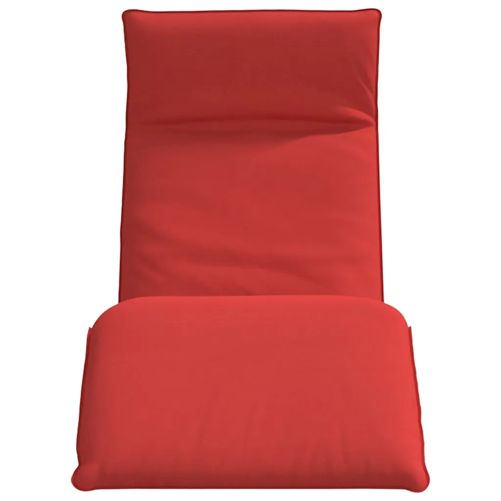 Klappbare Sonnenliege 175x54x8,5 cm Rot mit Oxford-Gewebe